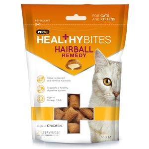 Vet IQ Healthy Bites Hairball Remedy for Cats | Size: 65g